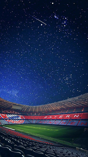 Bayern Stadium, atmosphere, sky, soccer HD phone wallpaper