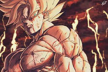 Epic Super Saiyan Goku – Dragon Ball Power Unleashed, Super Saiyan, Goku, Anime, Dragon Ball HD wallpaper