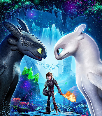 How to Train Your Dragon: The Hidden World, 2019, movie, animation, dragons HD phone wallpaper