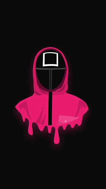 Squid Game, magenta, symbol, movie HD phone wallpaper
