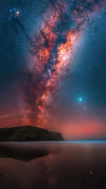 Milky Way, Best backgrounds, Galaxy HD phone wallpaper