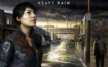 Heavy rain, , Background HD wallpaper
