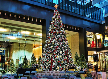 Holidays, Christmas, Holiday, Christmas Tree, Garland, Street, Garlands HD wallpaper