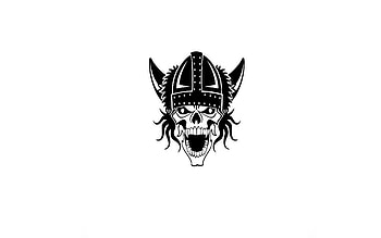 Vikings Skull, vikings, tv-shows, skull HD wallpaper