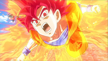 Son Goku Super Saiyan God HD wallpaper