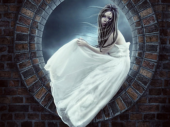 the way to the other side, , gothic, girl, cg HD wallpaper
