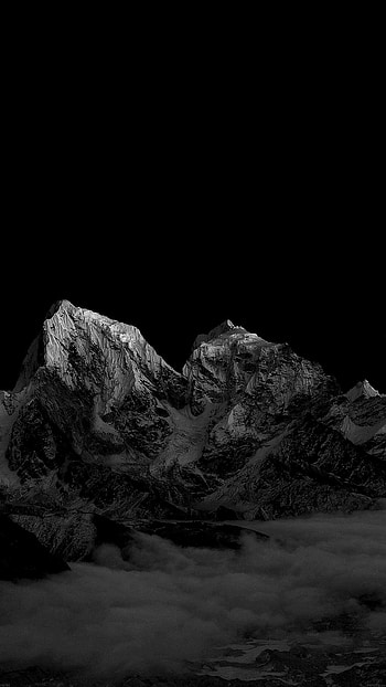 Pure Black HD phone wallpaper