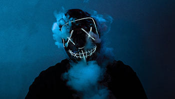 LED Purge Mask HD wallpaper