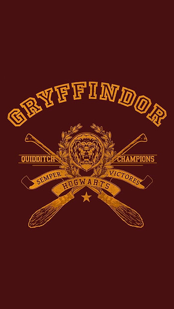 Quidditch movies, Gryffindor Quiddich, Poster art, Harry Potter emblem HD phone wallpaper