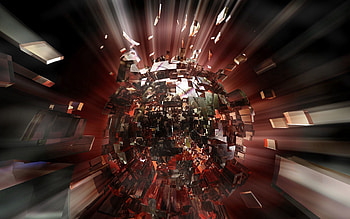 Abstract, Form, Forms, Immersion, Crash, Wreck HD wallpaper