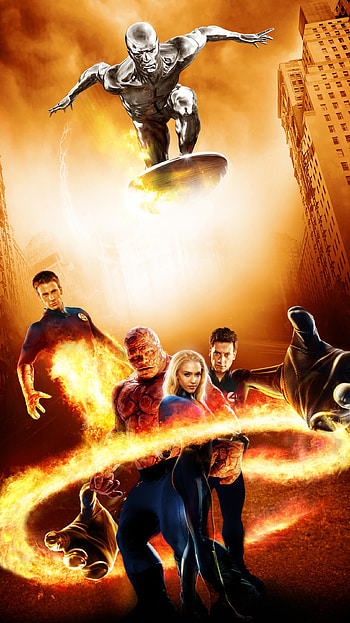 Fantastic Four: Rise of the Silver Surfer (2022) movie HD phone wallpaper