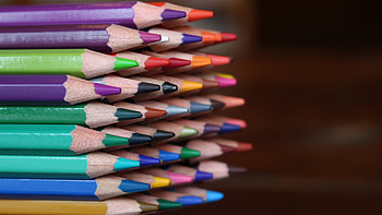 Miscellanea, Miscellaneous, Multicolored, Motley, Colored Pencils, Imprisoned, Colour Pencils, Cloistered HD wallpaper
