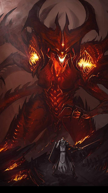 Demon, Red Skull Demon HD phone wallpaper