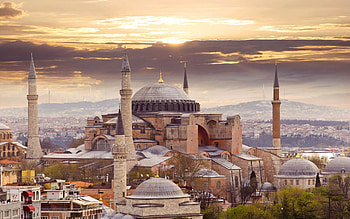 Turkey, City, Hagia Sophia, Istanbul HD wallpaper