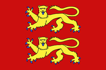 drapeau normand, flag, normandy HD wallpaper