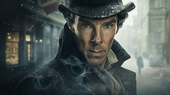 Sherlock Holmes Fan Art, Sherlock Holmes, fan art, Benedict Cumberbatch HD wallpaper