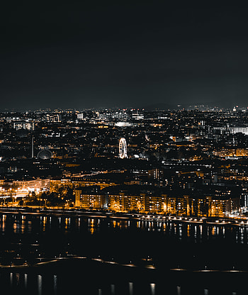 Cities, Lights, Dark, Night City HD phone wallpaper