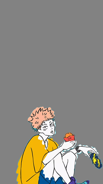 Jujutsu kaisen !, art, elbow, Anime, jujutsu kaisen, grey HD phone wallpaper