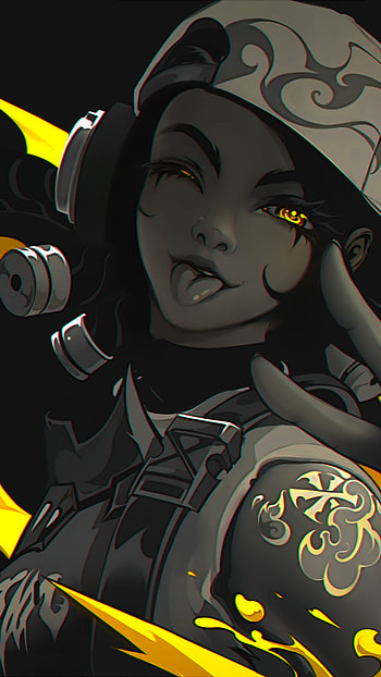Valorant Neon Rogue — , video game, Valorant HD phone wallpaper
