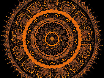 Pattern, Abstract, Mandala, Ornament HD wallpaper