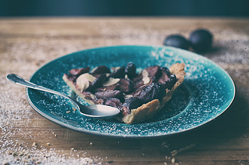 Food, Plum, Pie, Baked HD wallpaper