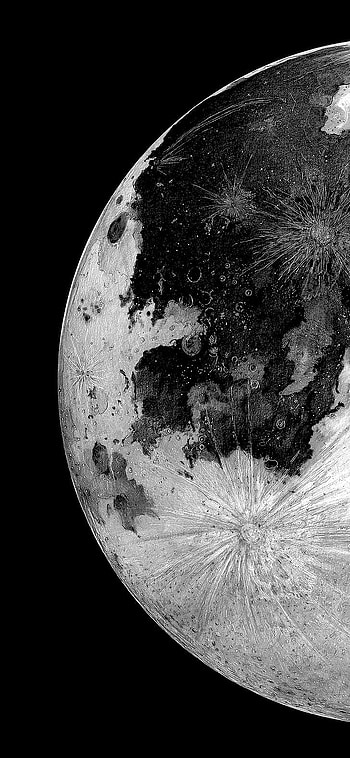 Amoled Black And White, Earth Black and White HD phone wallpaper