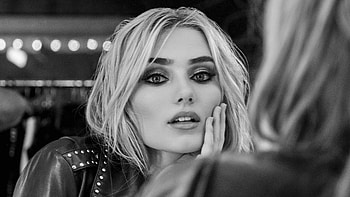 Meg Donnelly , meg-donnelly, girls, celebrities, monochrome, black-and-white HD wallpaper