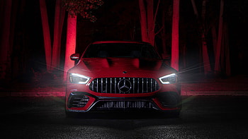 2019 Mercedes-AMG GT 63 S 4MATIC, red, front HD wallpaper