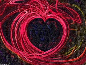 Love and Mayhem, love askew, mayhem, heart HD wallpaper