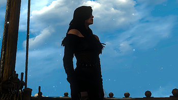 The Witcher 3 Yennefer With Sky, The Witcher 3: Wild Hunt HD wallpaper