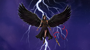 Stormborne Valkyrie, artist, artwork, art, digital-art, artstation HD wallpaper