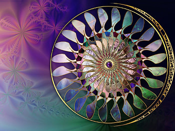 Abstract, Shine, Light, Fractal, Mascot, Talisman HD wallpaper