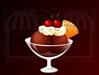Yum, summer, ice cream, yummy, chocolate ice cream HD wallpaper