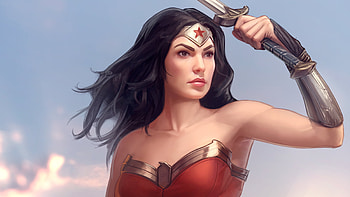 New Artwork Of Wonder Woman, wonder-woman, superheroes, artist, artwork, digital-art HD wallpaper