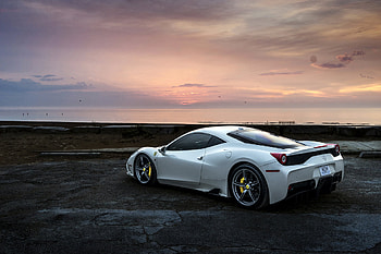 Ferrari, Cars, Side View, 458 HD wallpaper