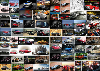 collage cars, morecars, supercars, car, cars HD wallpaper