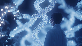 Sci-Fi Geneticist: Ultra of the Future, Sci Fi, science, DNA Structure HD wallpaper