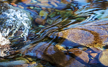 Coloured Stones, coloured, river, nature, stones HD wallpaper