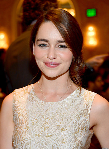 Emilia clarke, wedding dress, hair HD phone wallpaper