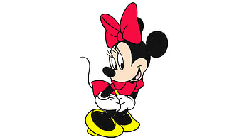 Minnie Mouse, Minnie , Cute design, Lovely illustration HD wallpaper