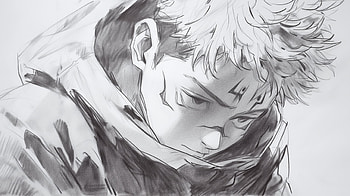 Sukuna's Gaze - Jujutsu Kaisen, Sukuna (Jujutsu Kaisen), Anime, Jujutsu Kaisen, illustration, character design HD wallpaper