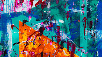 Abstract, Art, Multicolored, Motley, Paint, Canvas HD wallpaper