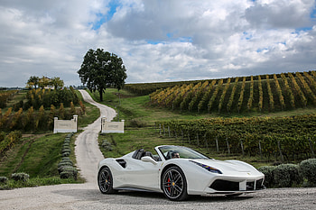 Ferrari, Cars, Side View, Spider, 488 HD wallpaper