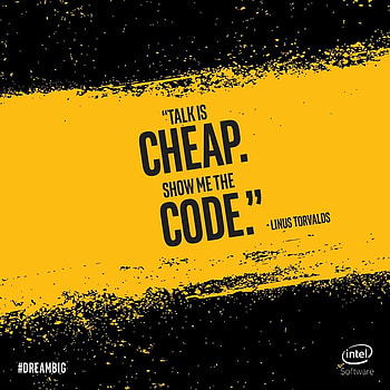 Funny Web Developer & Software Programmer Quotes, Talk Is Cheap Show Me The Code HD phone wallpaper