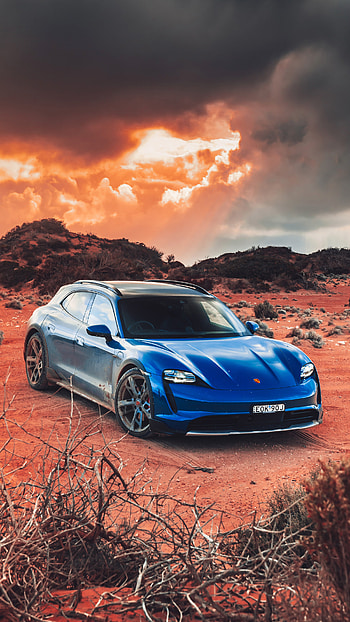 Porshe, cloud, sky HD phone wallpaper