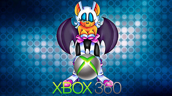 Xbox & Rouge, Video Games, Xbox 360, Rouge the Bat, Sonic the Hedgehog HD wallpaper
