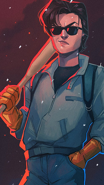 Steve Harrington, Anime, Fan Art HD phone wallpaper