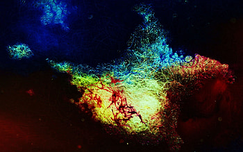 Abstract, Dark, Multicolored, Motley, Stains, Spots, Immersion HD wallpaper