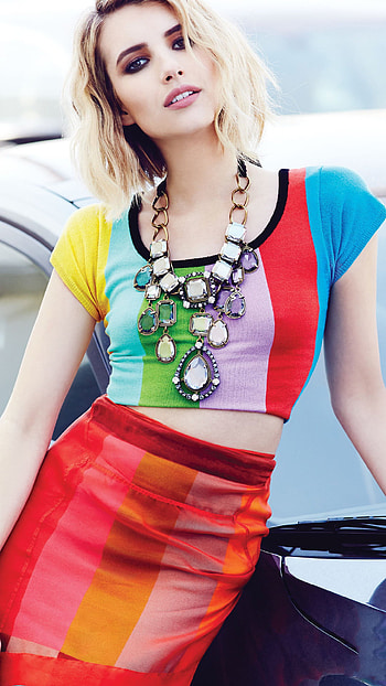 Emma Roberts, Mobile , Hollywood actress HD phone wallpaper