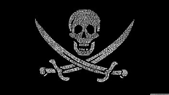 Pirates Flag Wide for HD wallpaper